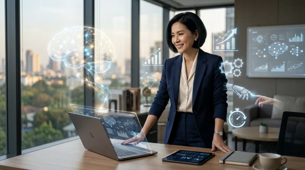 AI & Technological Literacy: ทักษะเทคโนโลยีและปัญญาประดิษฐ์ที่ผู้หญิงยุคใหม่ต้องเชี่ยวชาญเพื่อกุมความได้เปรียบทางธุรกิจ